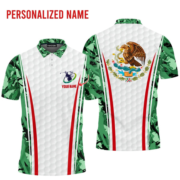 Golf Mexico Custom Name Polo Shirt For Men & Women PN1684