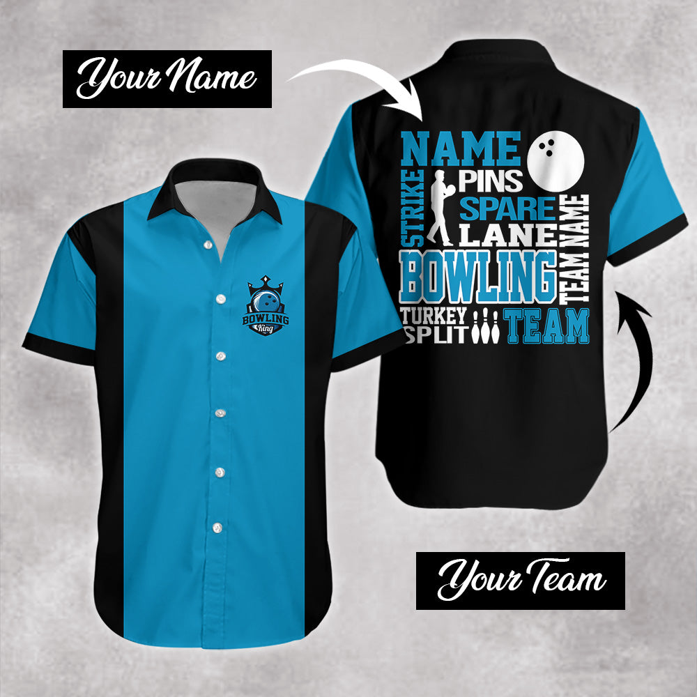 Bowling Strike Bowling Team Custom Name Hawaiian Shirt For Men & Women HN3603