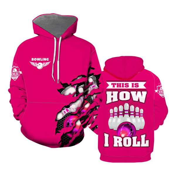That How I Roll Bowling Hoodie