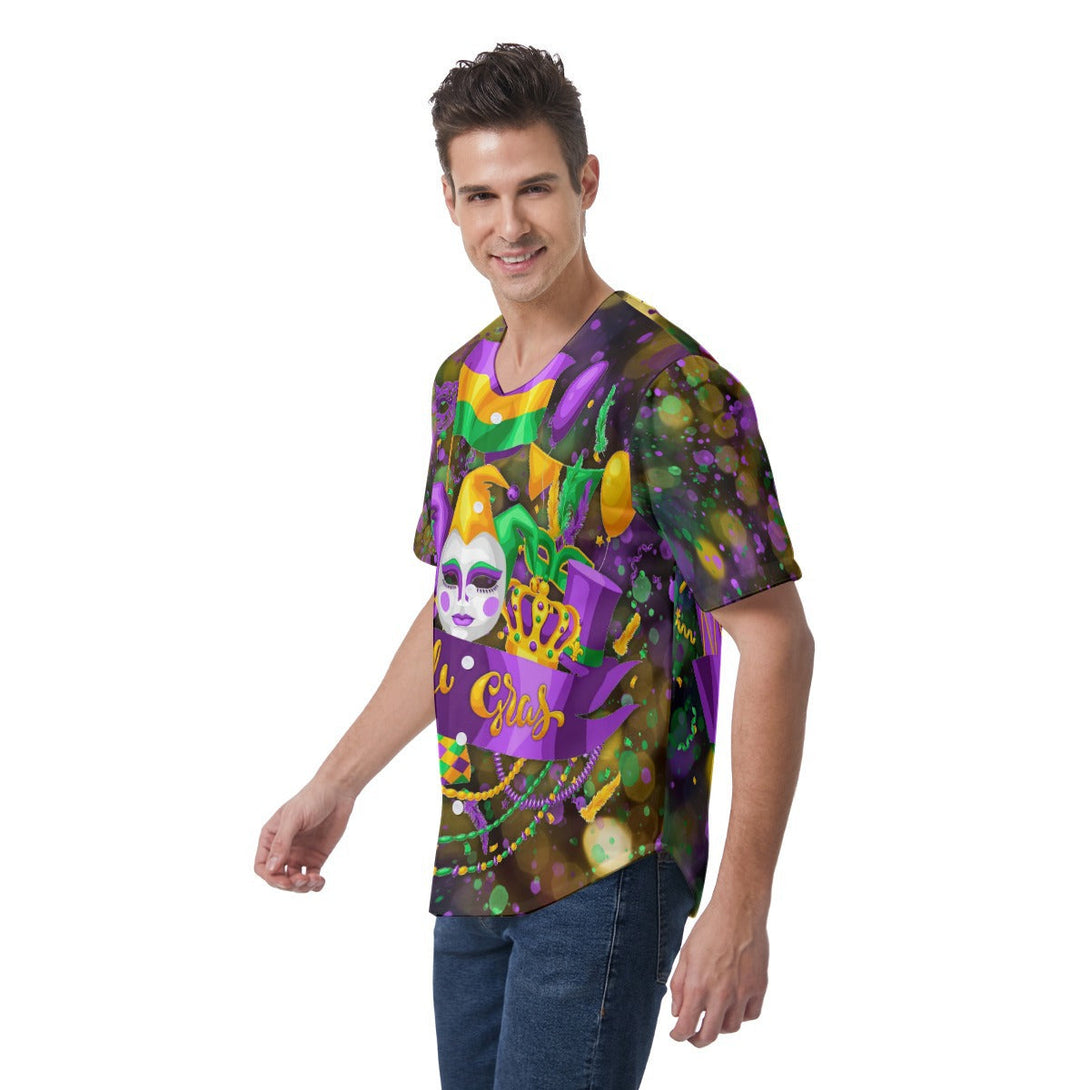 Happy Mardi Gras Baseball Jersey For Men & Women