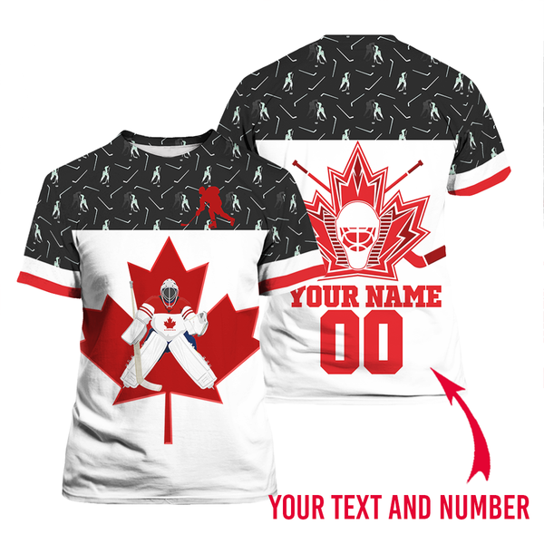 Hockey Canada Custom Name T Shirt For Men & Women