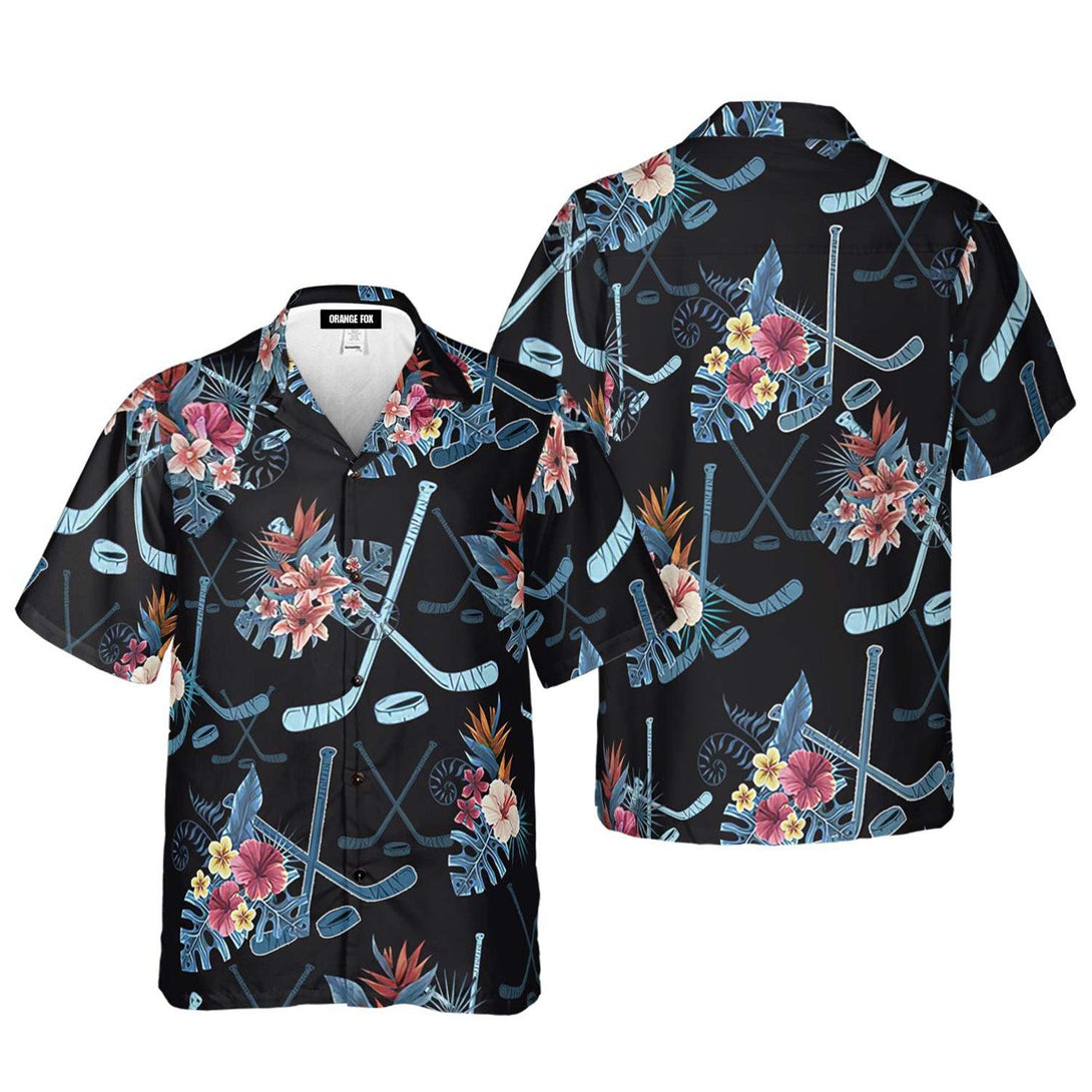 Hockey Tropical Hawaiian Shirt For Men & Women