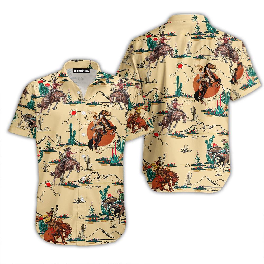 Horse Cowboy Cowgirl Hawaiian Shirt For Men & Women