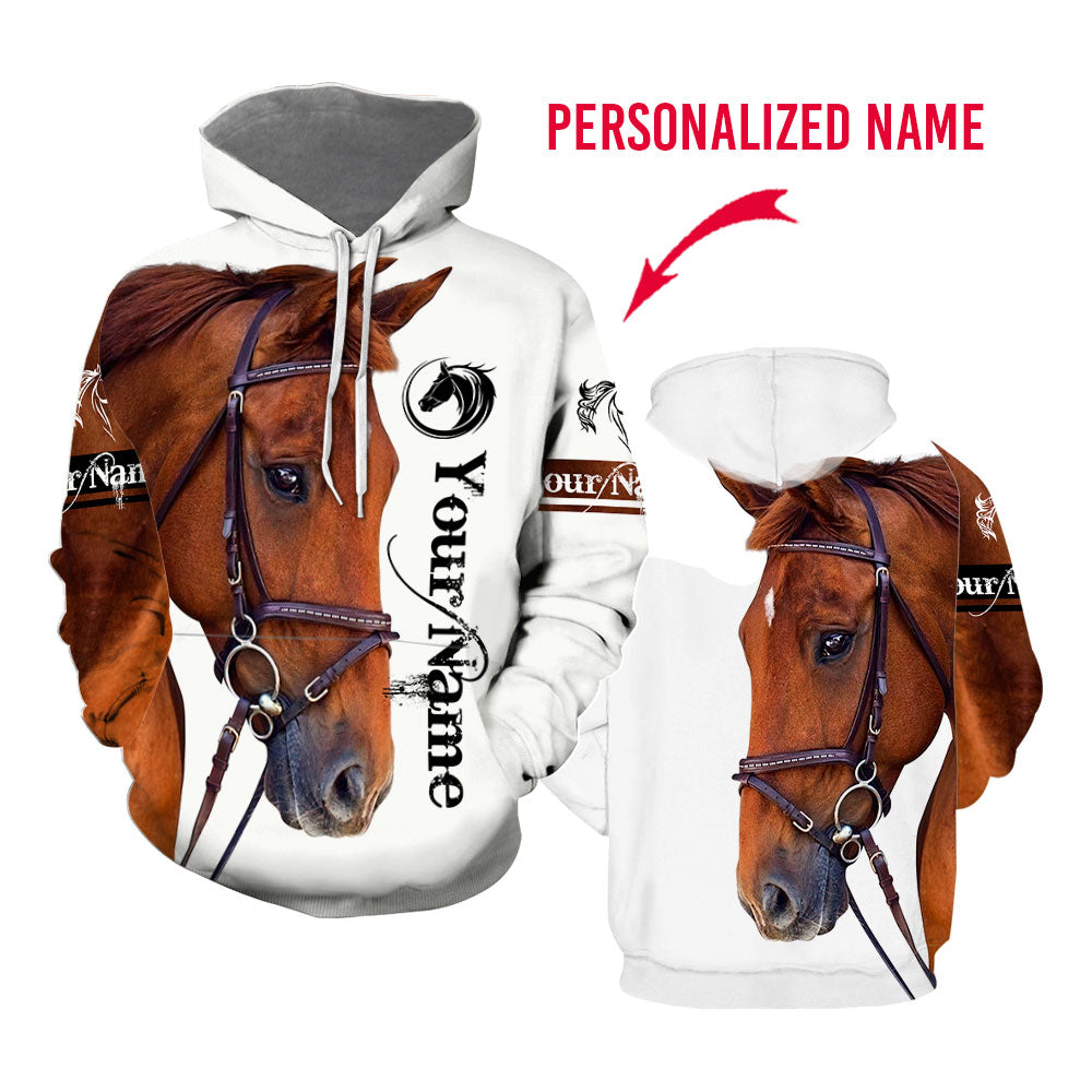 Horse Custom Name Hoodie For Men & Women