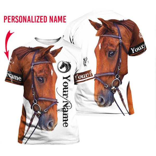 Horse Custom Name T Shirt For Men & Women