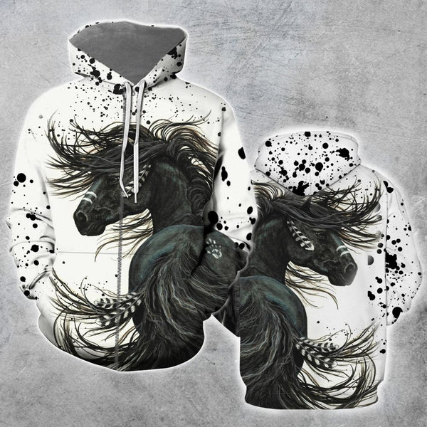 Horse Life Zip Up Hoodie For Men & Women