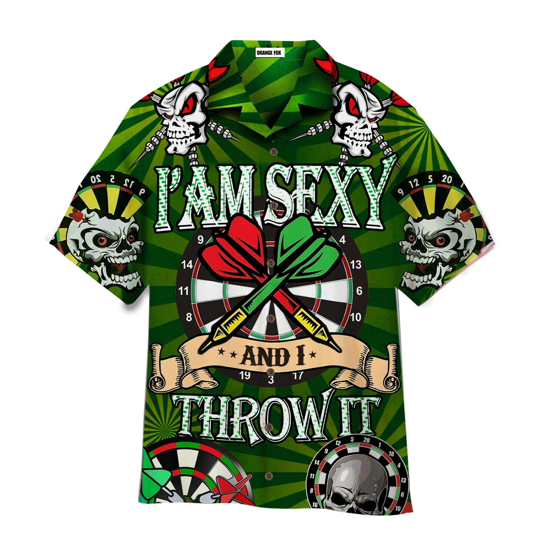 I'm Sexy And I Throw It Dart Game Hawaiian Shirt For Men And Women WT1158 - OrangeFox