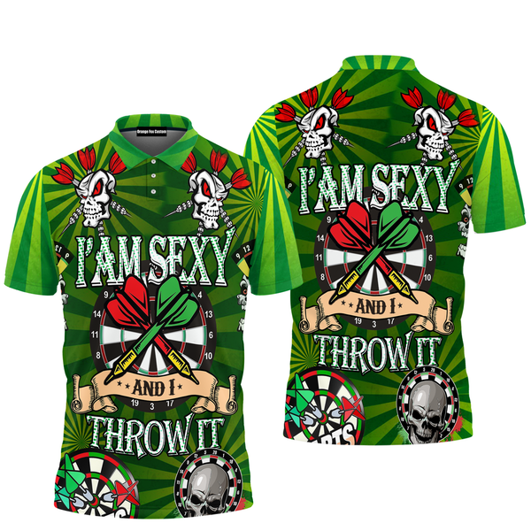 I'm Sexy And I Throw It Dart Game Polo Shirt For Men