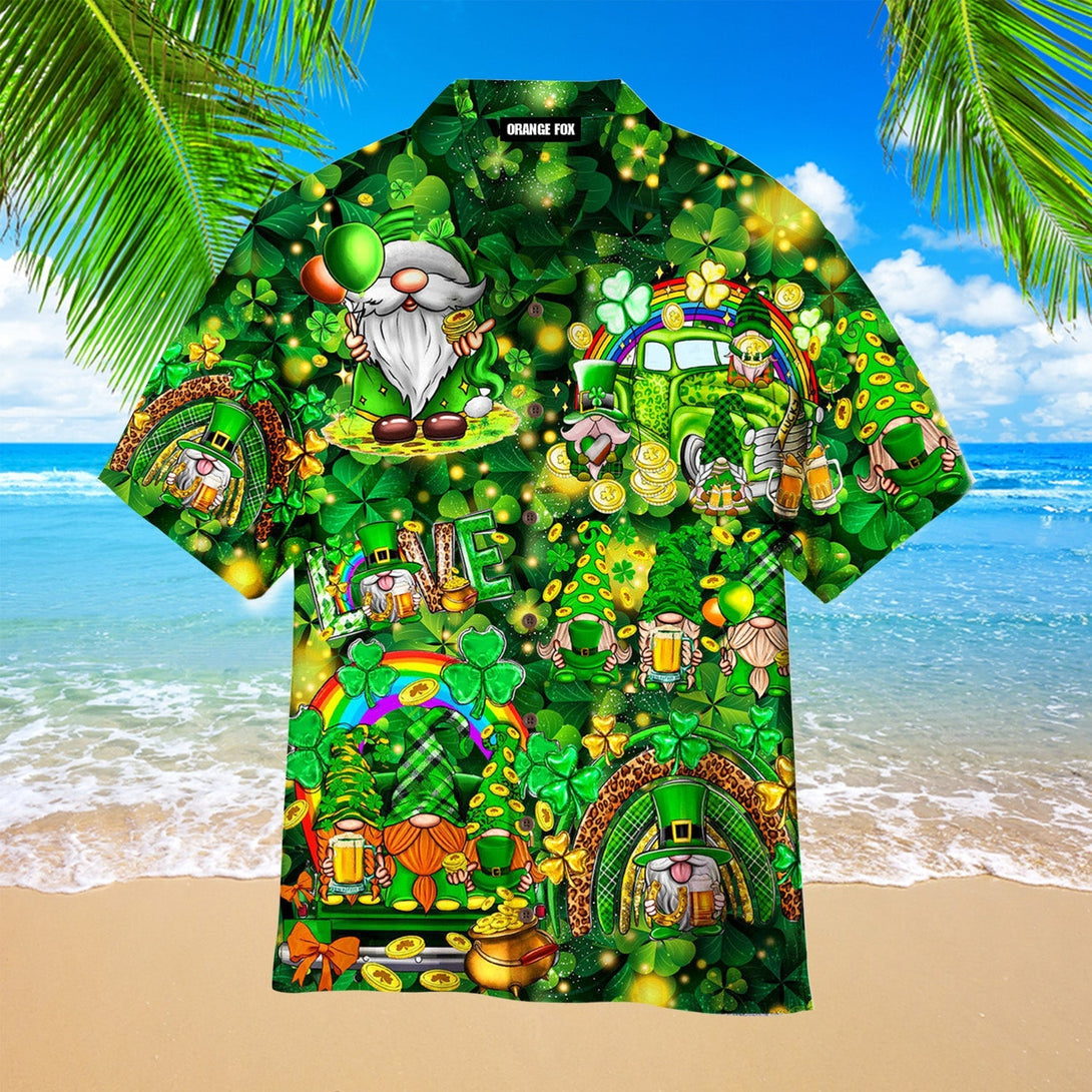 Irish Gnomes St Patrick Day - Gift For Dwarfs Lovers - Green Amazing Hawaiian Shirt For Men & Women