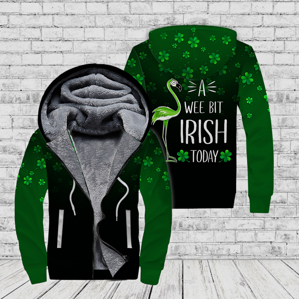 Irish St. Patrick’s Day Fleece Zip Hoodie For Men & Women
