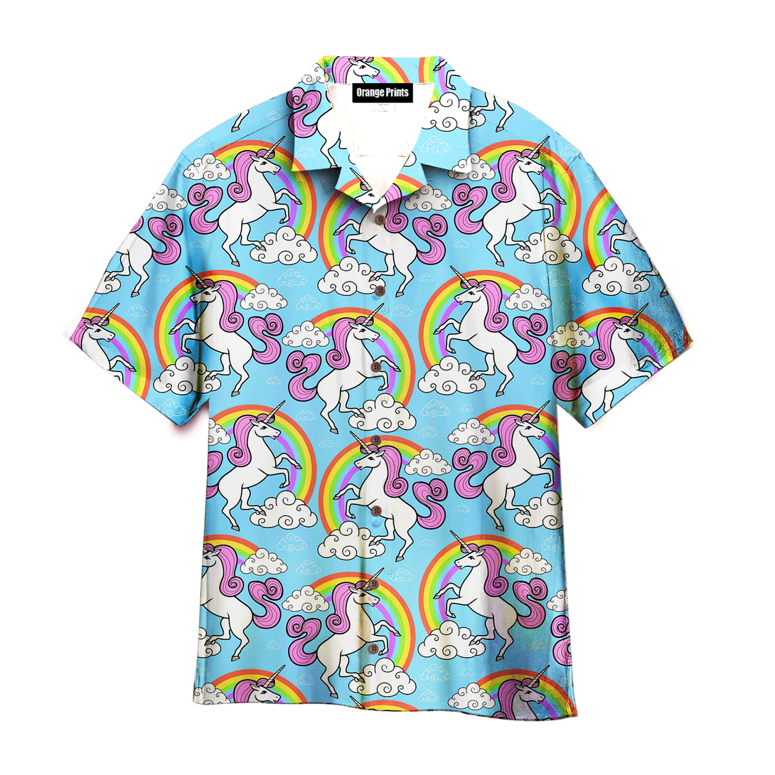 Life Is Better With Unicorn Rainbow Hawaiian Shirt For Men And Women WT6404