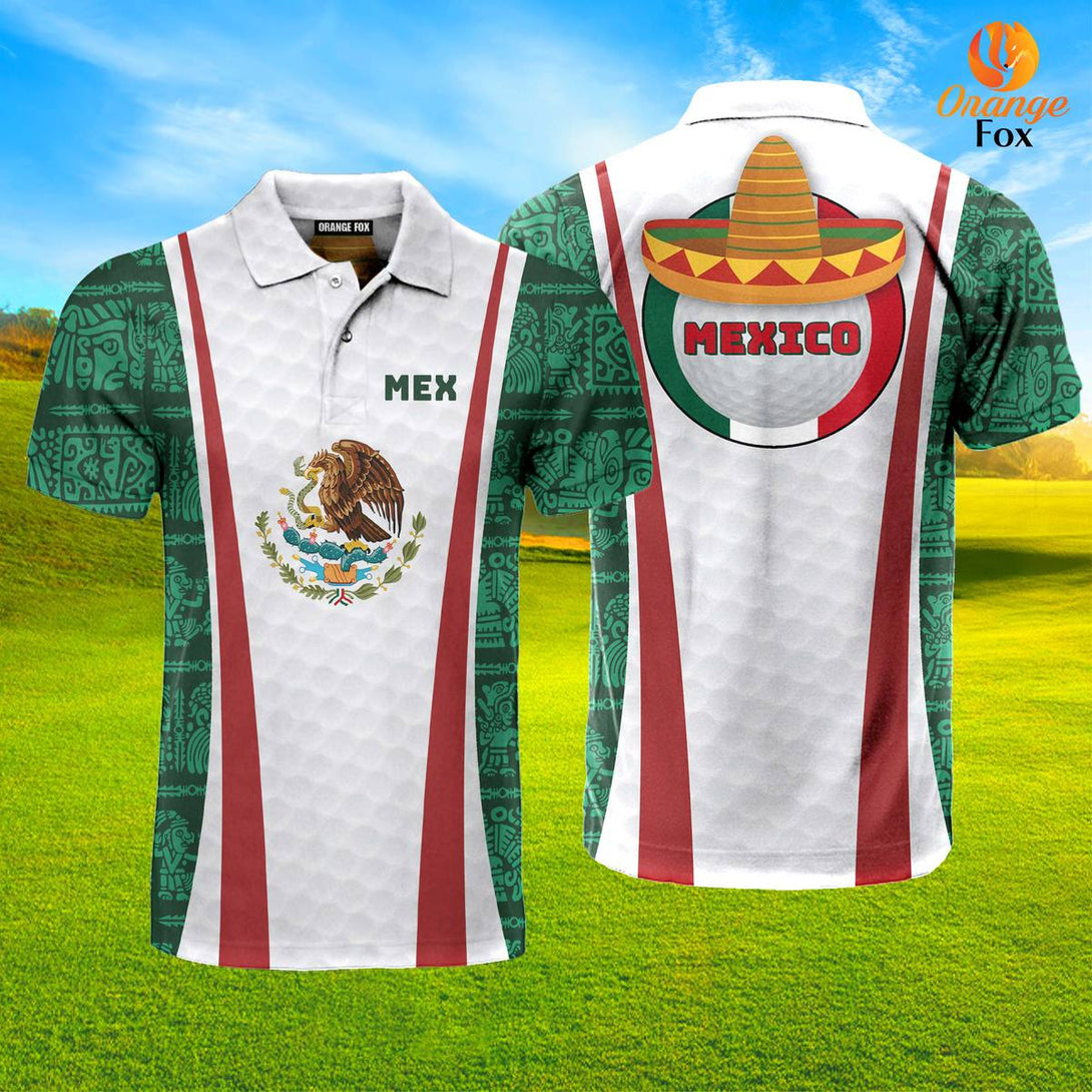 Mexican Golf Polo Shirt For Men