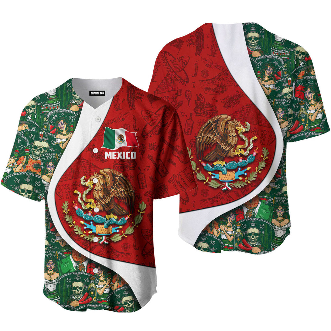 Mexico Day Proud Of Mexican Fiesta Baseball Jersey For Men & Women