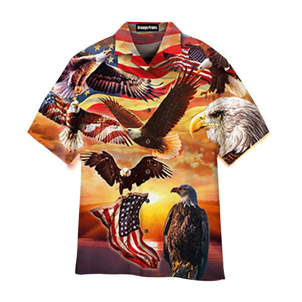 My Patriotic Heart Beats Red White And Blue Flag Independence Day 4th Of July Hawaiian Shirt For Men And Women WT9518
