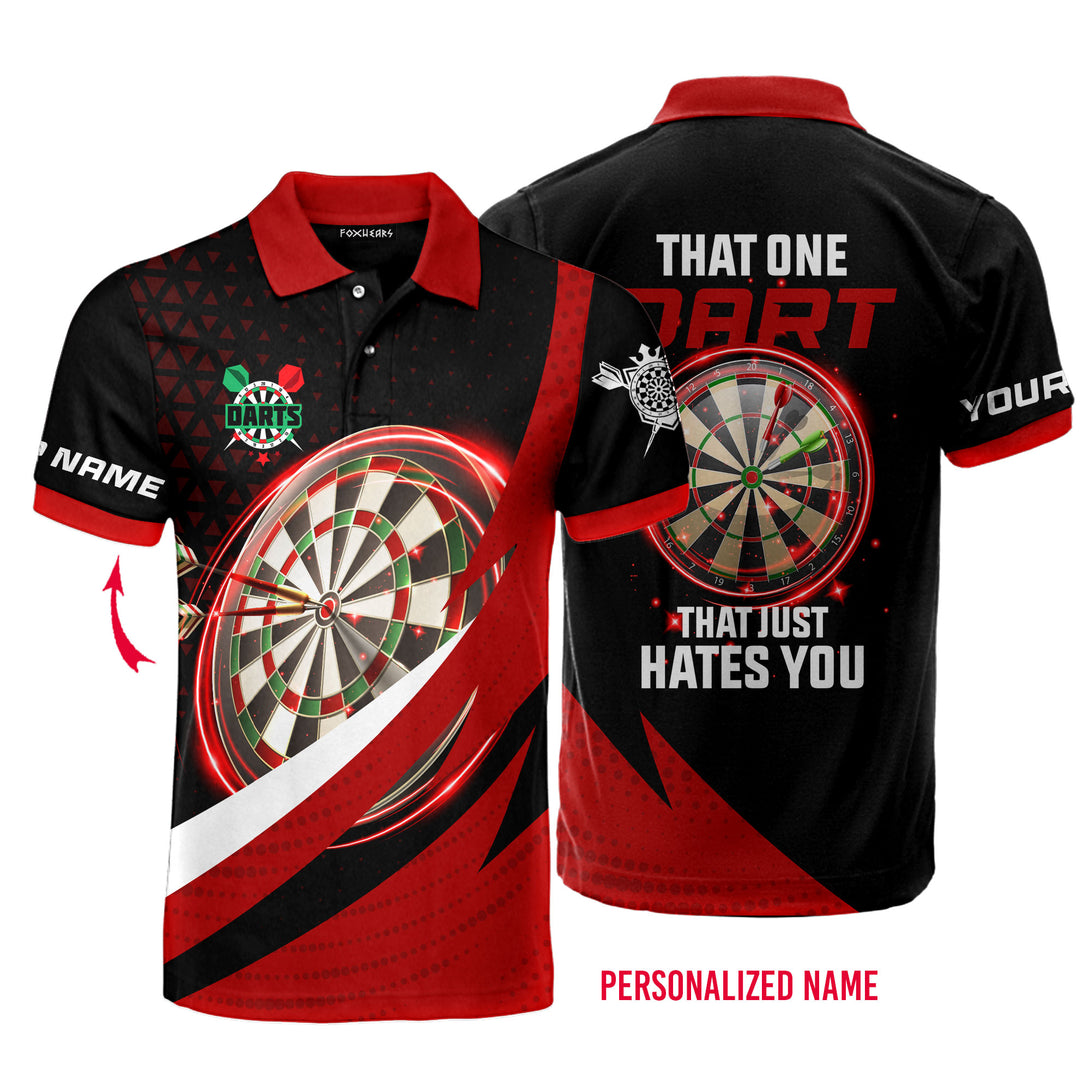 That One Dart That Just Hates You Custom Name Polo Shirt For Men & Women PN1756