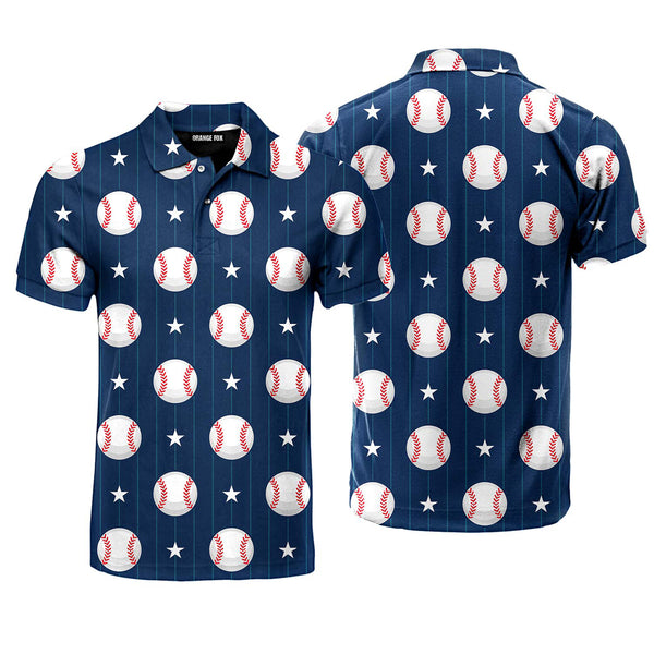 Baseball Sport Polo Shirt For Men