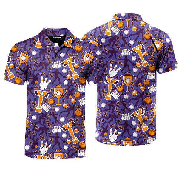 Bowling Game Polo Shirt For Men