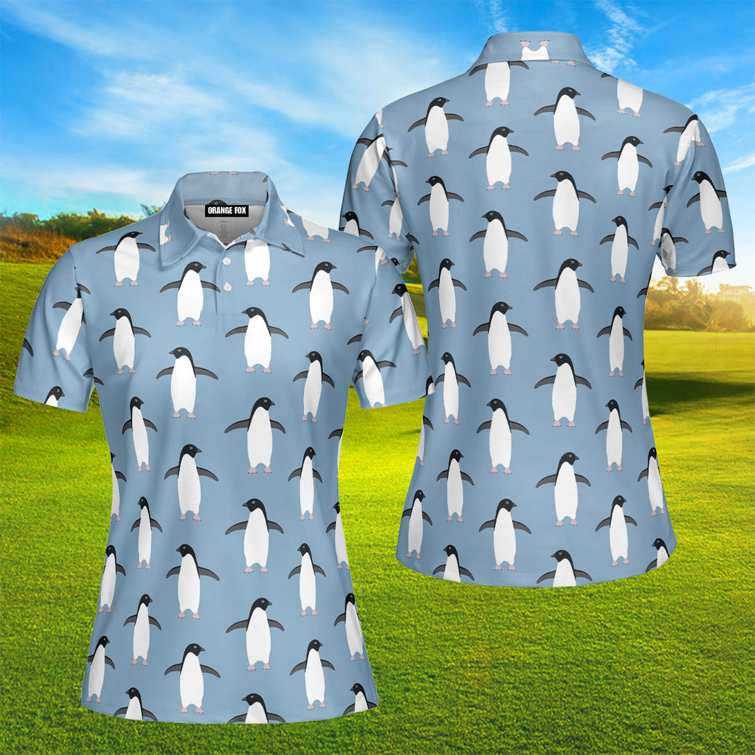 Blue Penguin Golf Polo Shirt For Women