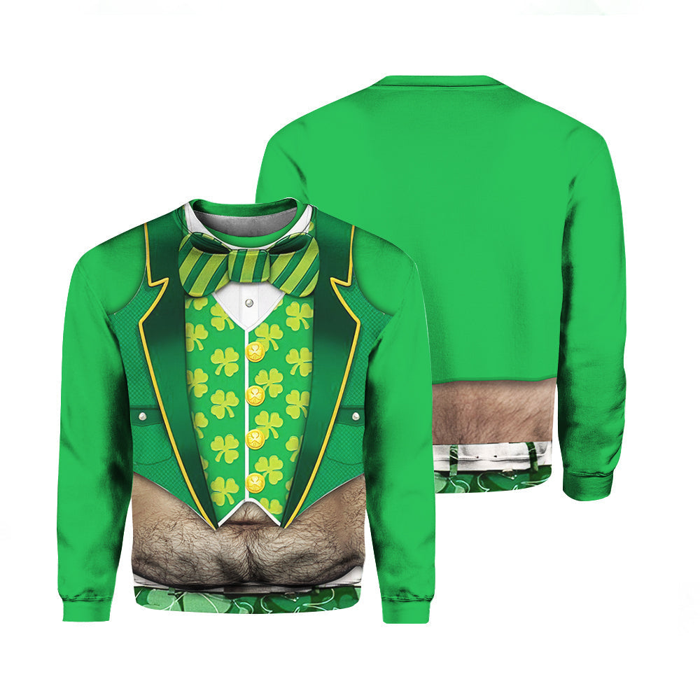 Patrick's Day Costume I Am Irish Crewneck Sweatshirt For Men & Women