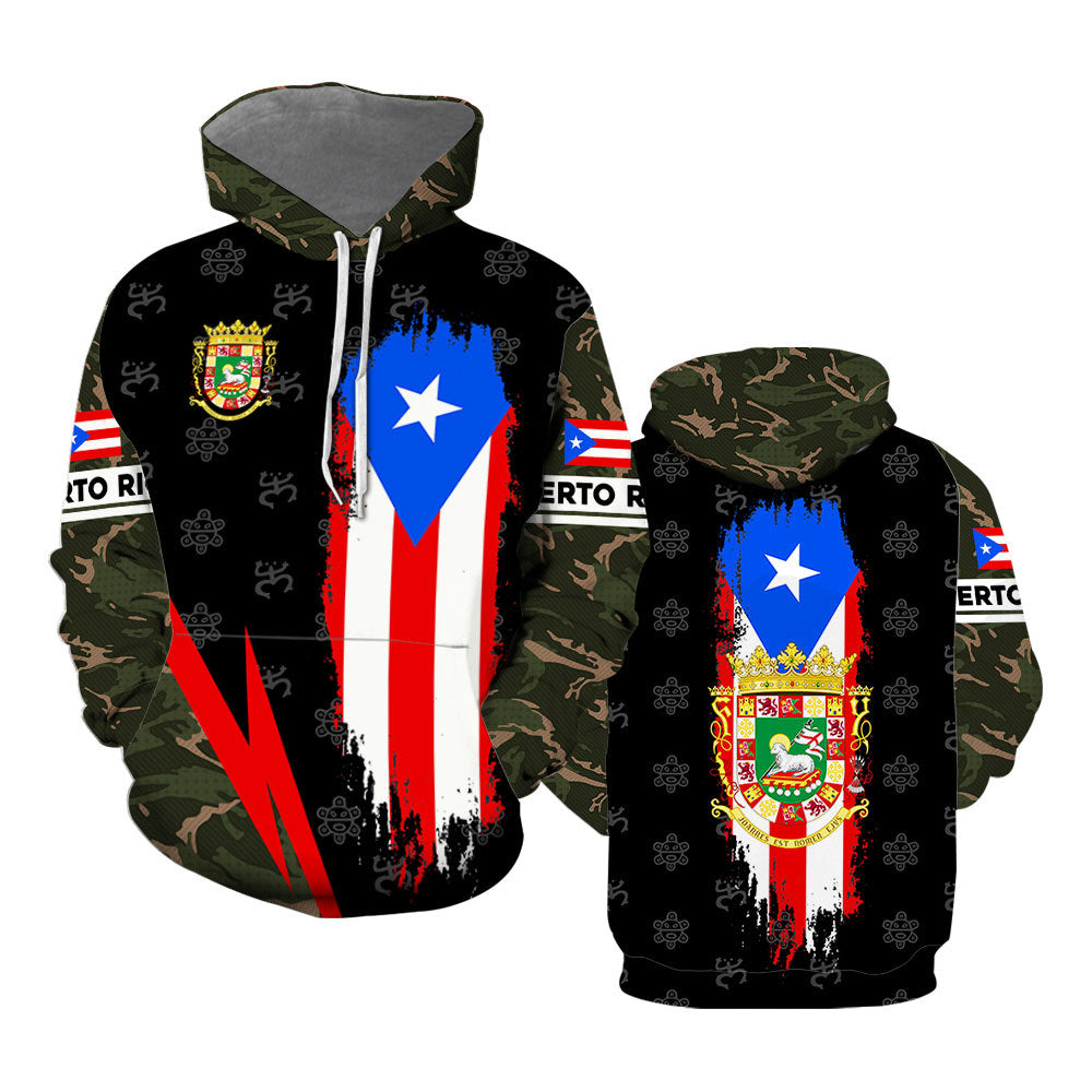 Puerto Ric Hoodie For Men & Women