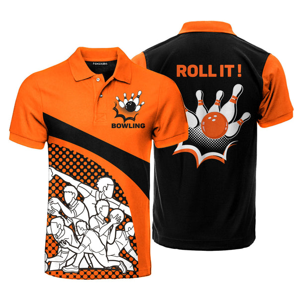 Roll It Bowling Polo Shirt For Men