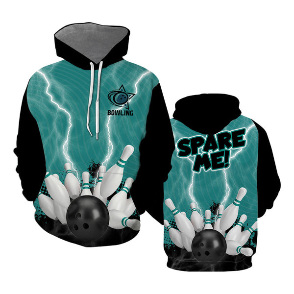 Spare Me Bowling Black Hoodie For Men & Women