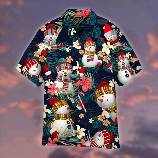Stay Cool Snowman In Christmas Day Hawaiian Shirt For Men & Women