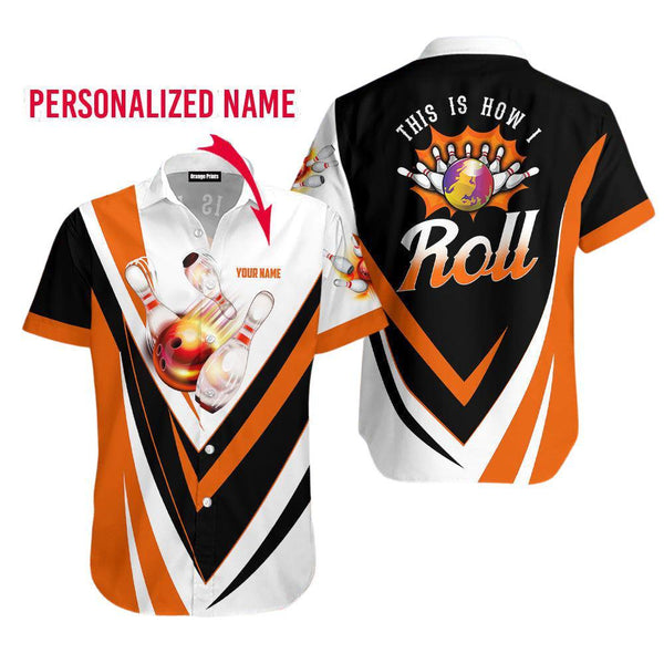 This Is How I Roll Bowling Custom Name Hawaiian Shirt For Men & Women