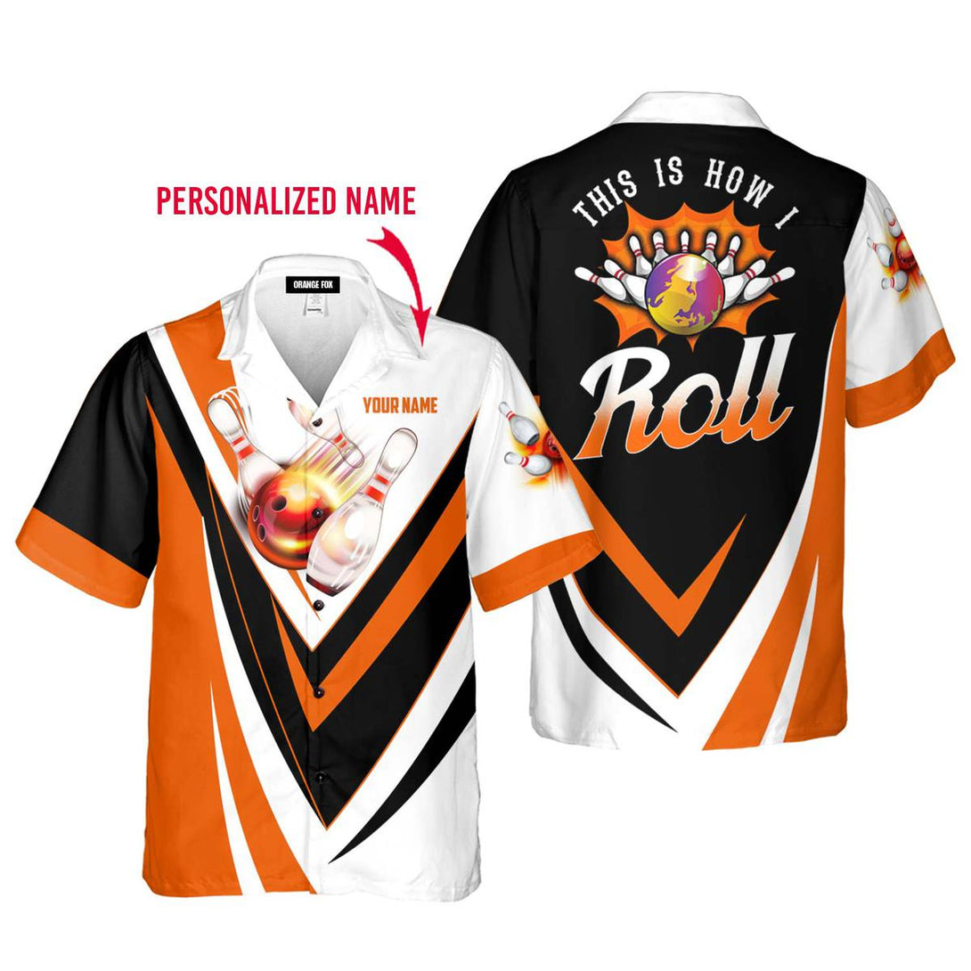 This Is How I Roll Bowling Custom Name Hawaiian Shirt For Men & Women