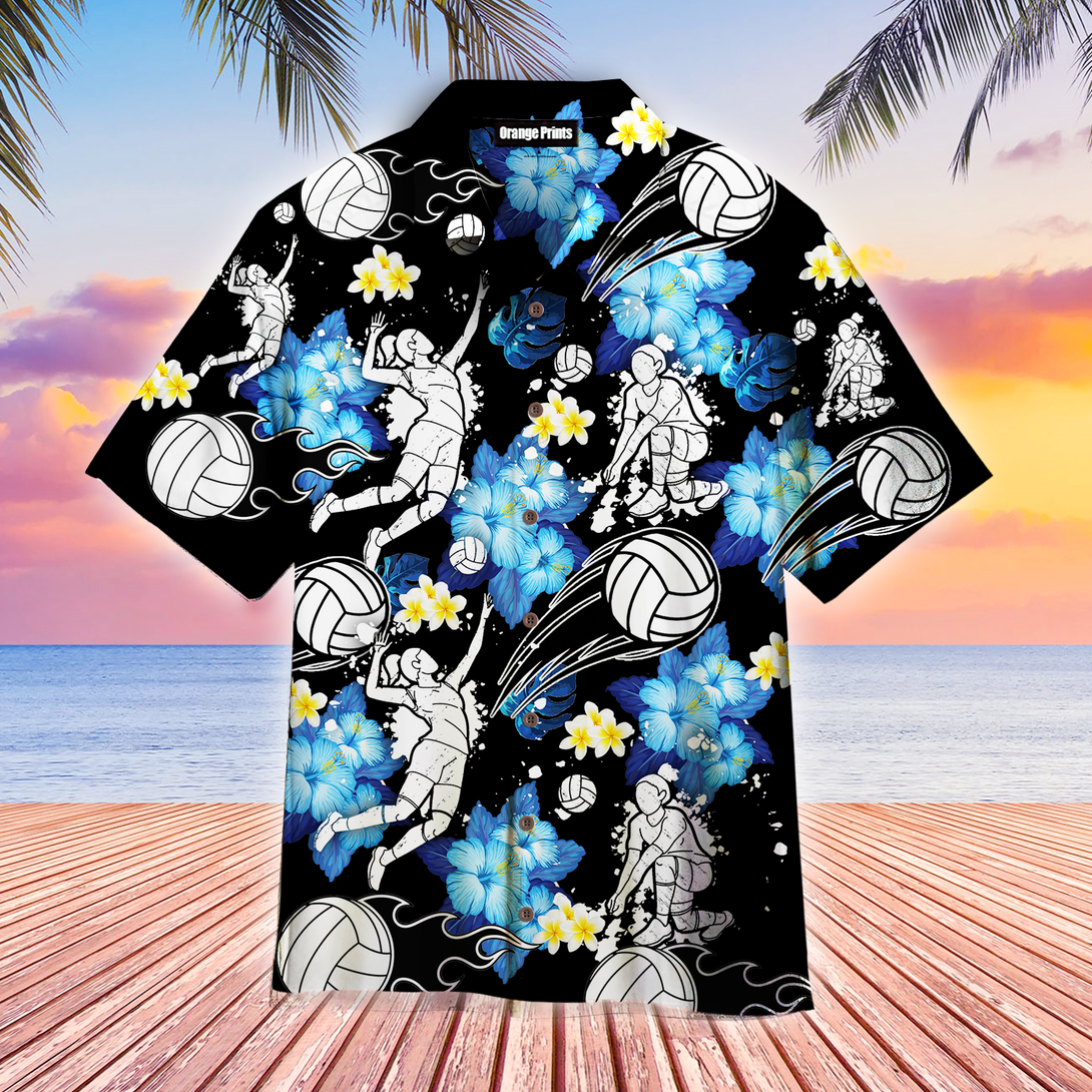 Volleyball Tropical Hawaiian Shirt For Men & Women