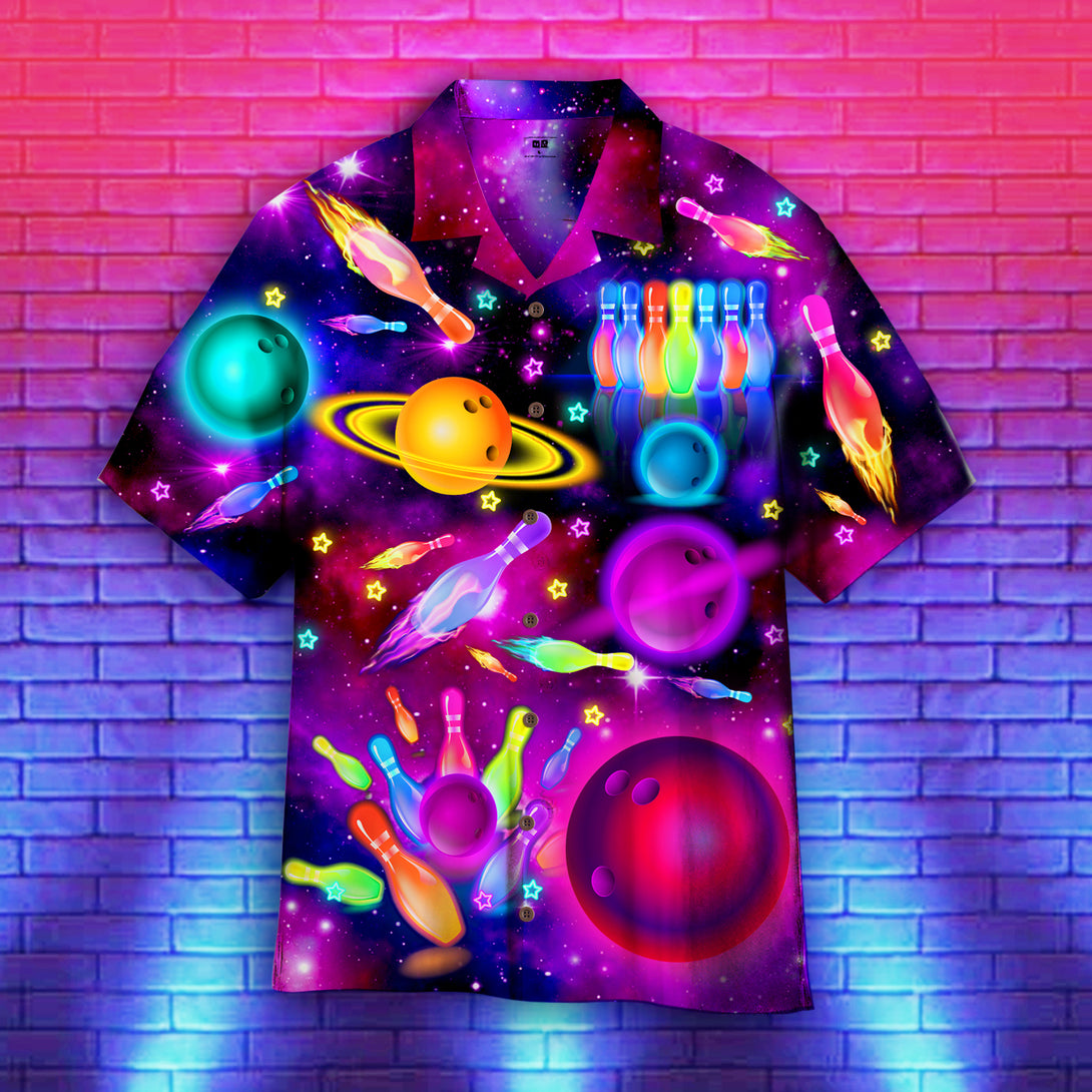 Galaxy Comic Bowling Hawaiian Shirt For Men & Women WT2023