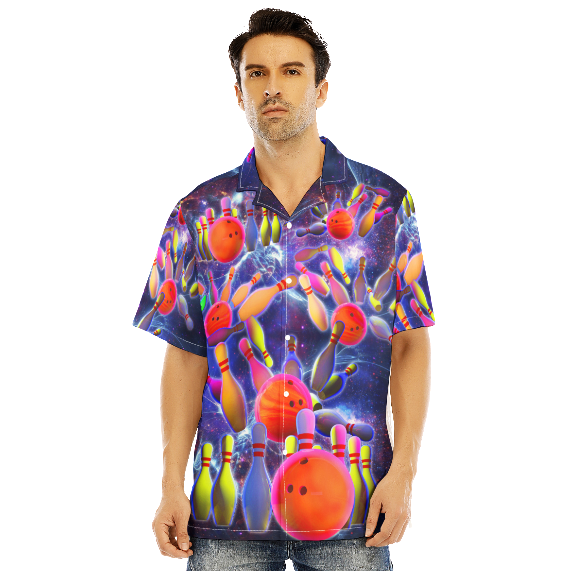 Bowling In The Universe Hawaiian Shirt For Men & Women WT9015