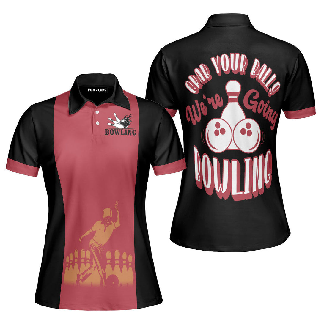 We Going Bowling Funny Player Polo Shirt For Women