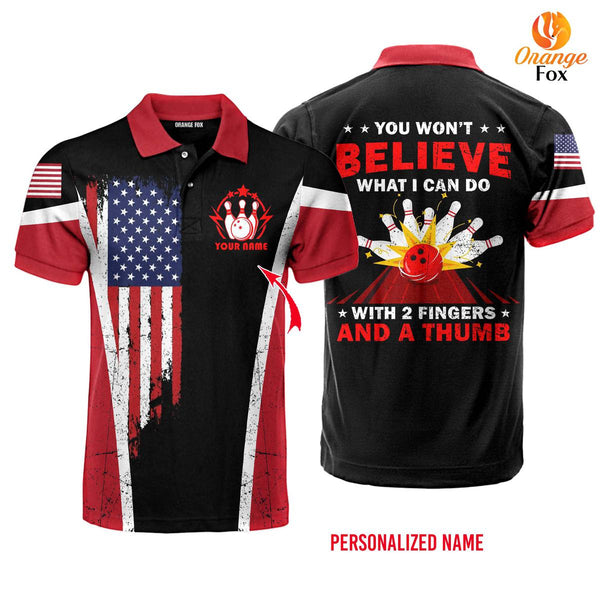 You Won't Believe Red Bowling Custom Name Polo Shirt For Men & Women