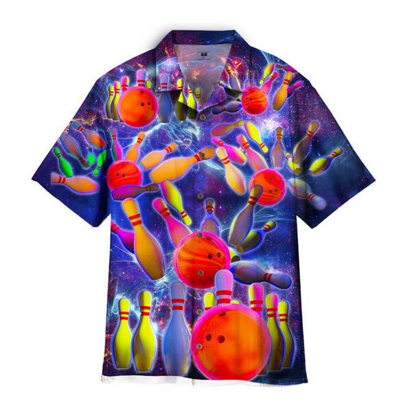 Bowling In The Universe Hawaiian Shirt For Men & Women WT9015
